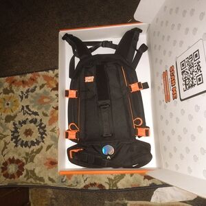 Little Giant Black and Orange Backpack
